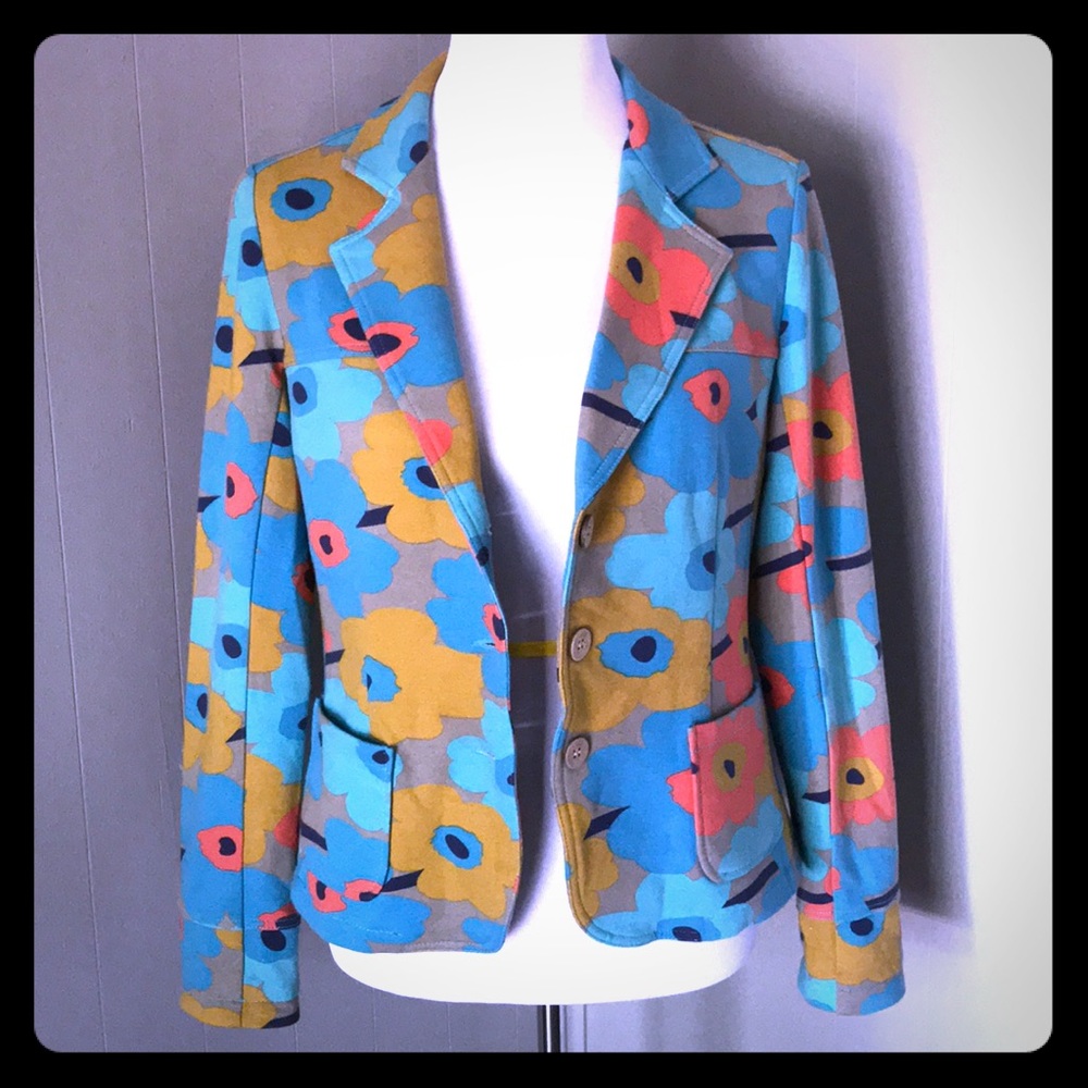 Fun floral blazer